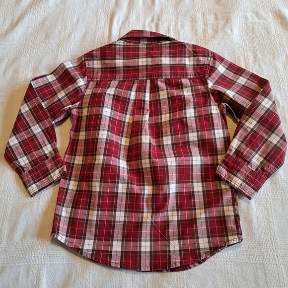 Gymboree boys size xs or 3-4 plaid button down shirt 2010 - Picture 4 of 4